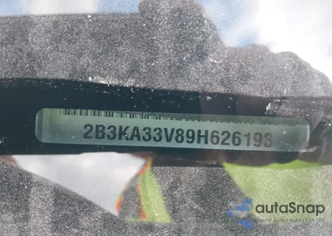 2009 Dodge Charger Sxt z USA, uszkodzony, nr VIN 2B3KA33V89H626193